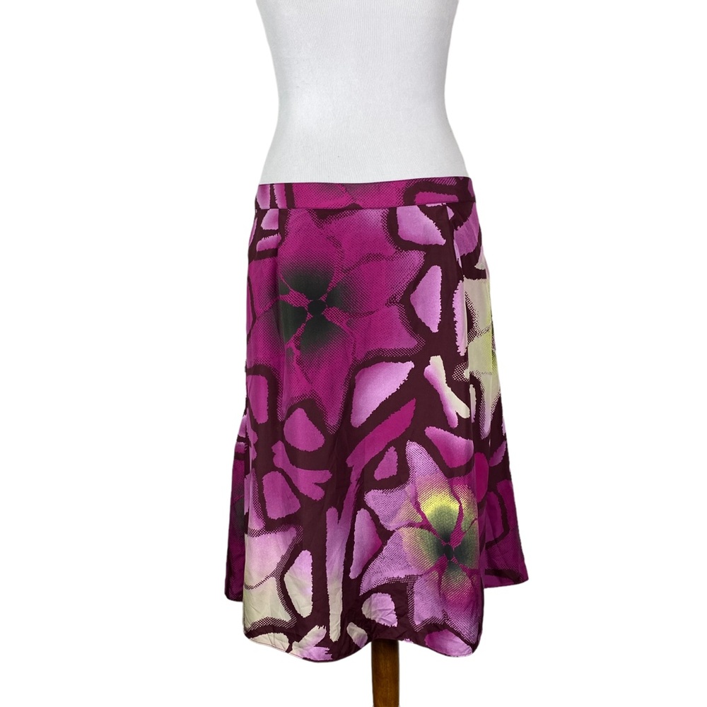 NWT Calvin Klein Pomegranate Multi-Color Skirt Plus Size 0X - Picture 2 of 13